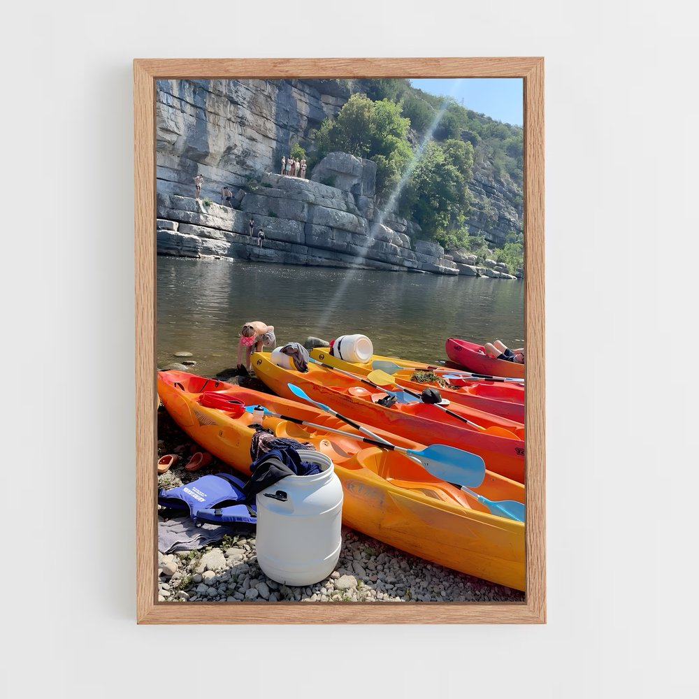 Poster Canoeing kayaking – affiche Canoë-kayak (vue 4)